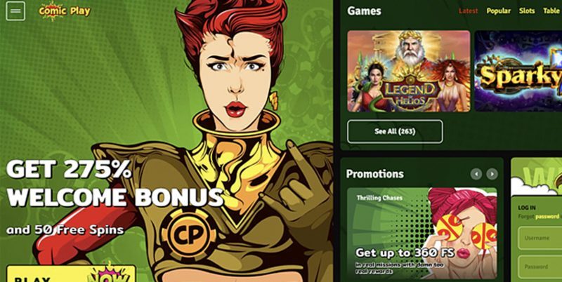 Comic Play Casino Review and Benefits 3